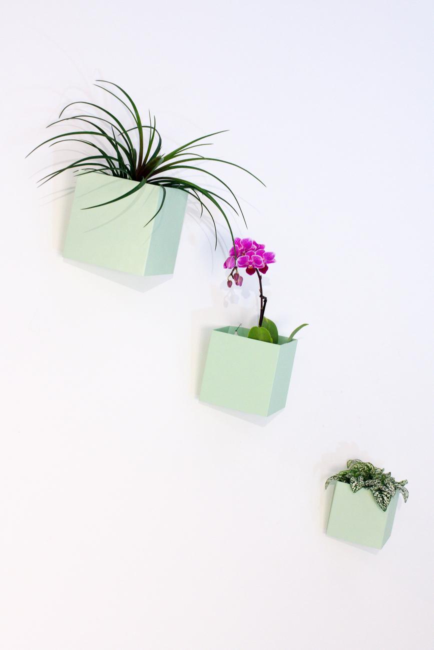Little Keeper - wallcubes muntgroen by STRAFF Design