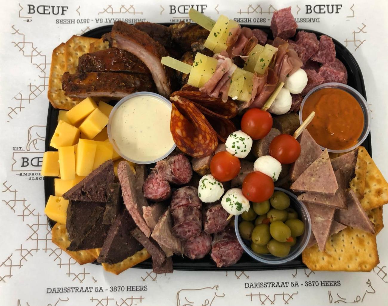 Slagerij Boeuf assortiment