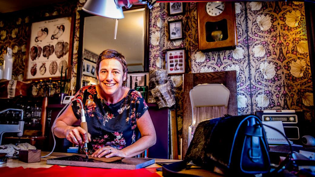 het leeratelier van Mien Kaba