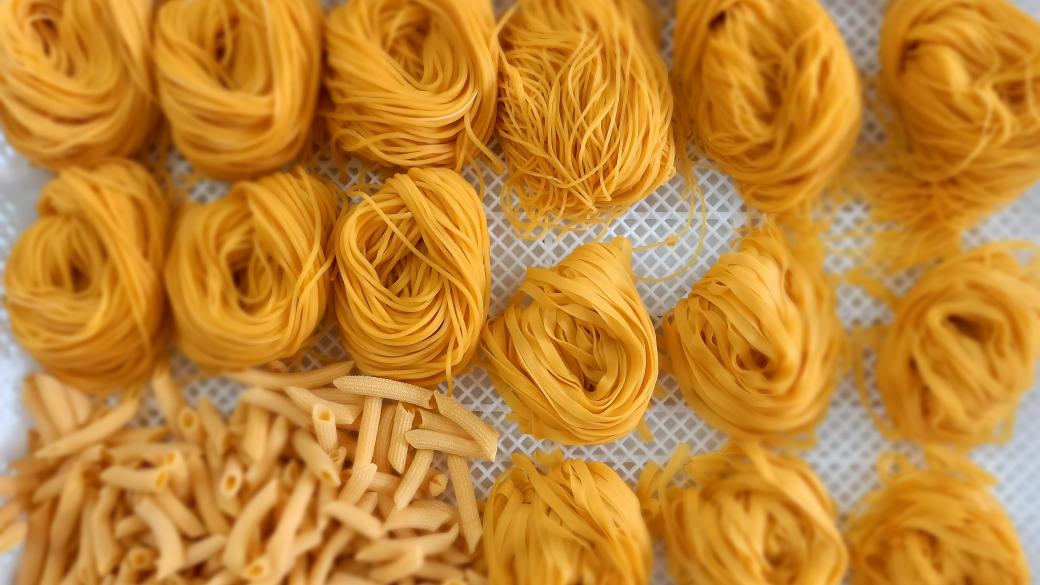 Verse pasta uit assortiment