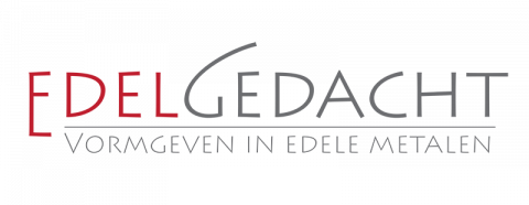 Edelgedacht, vormgeven in edele metalen