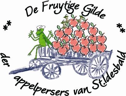 Logo van de Fruytige Gilde der appelpersers van St. Idesbald