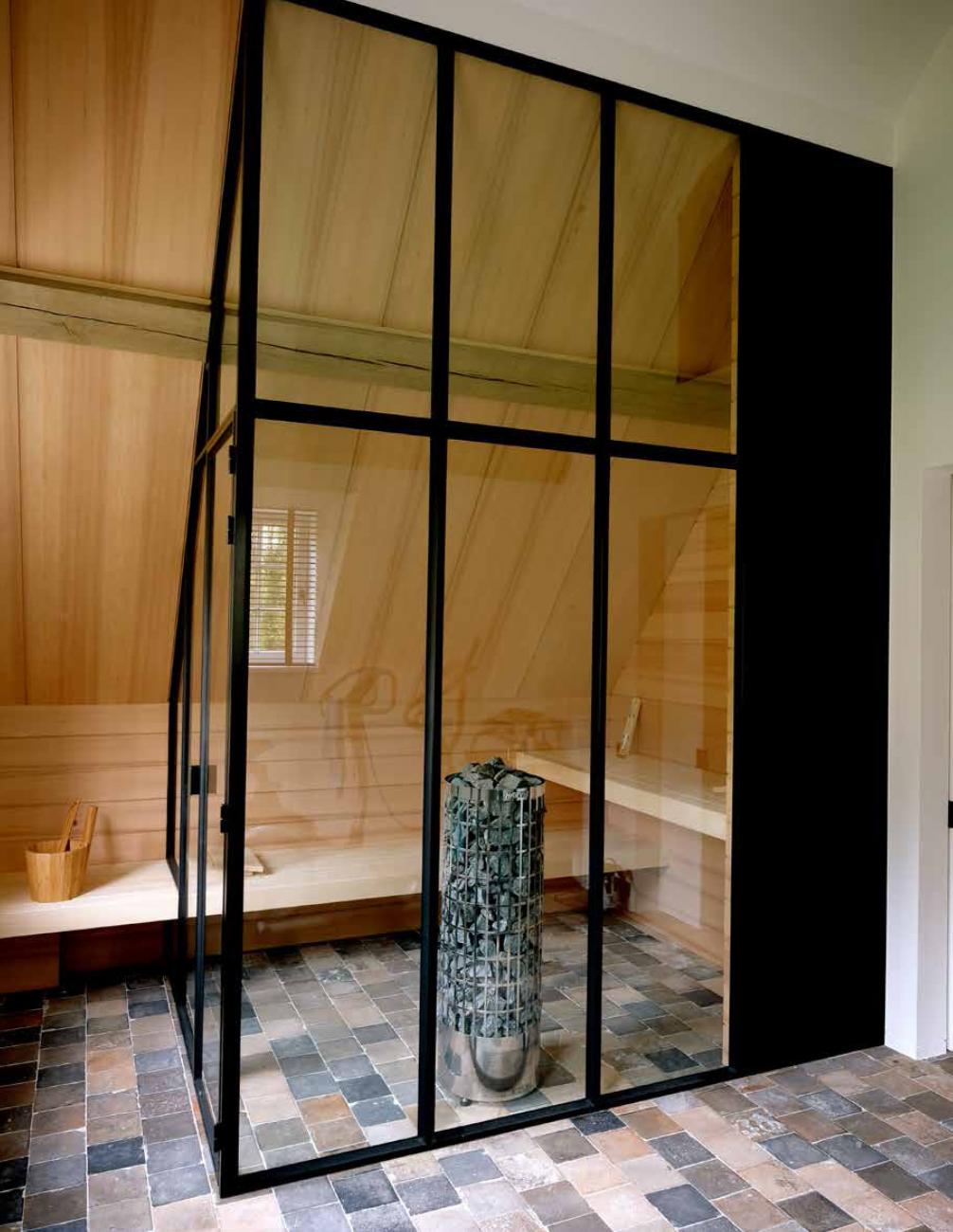 Sauna op maat - design uitvoering