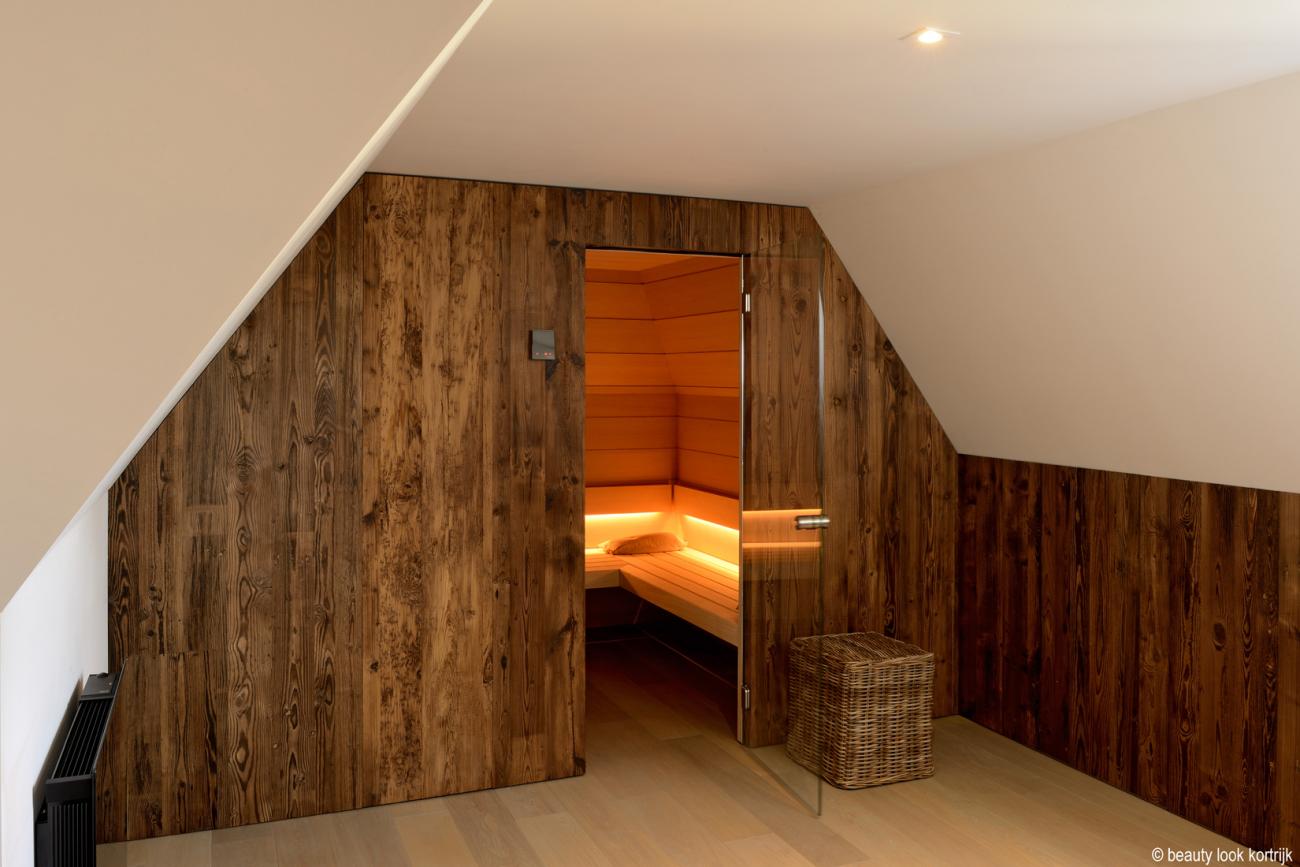 Sauna op maat - design uitvoering