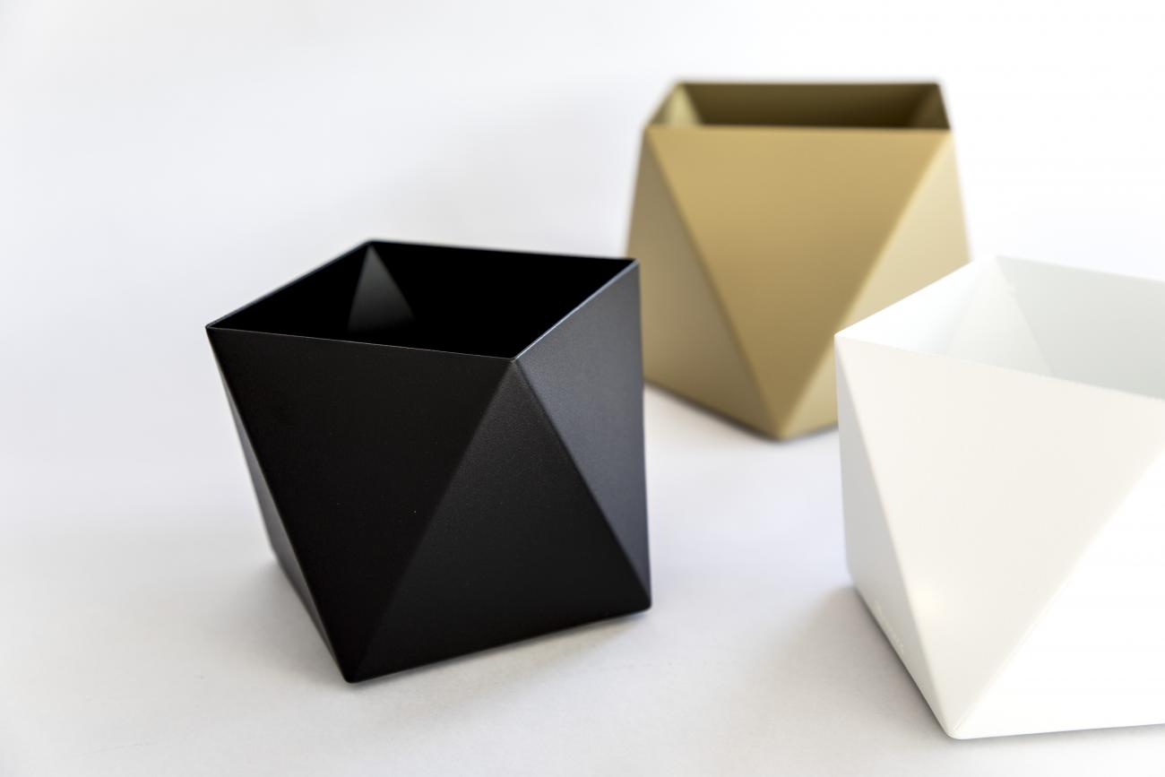 Facet Pot collectie - geometrische plantenpotten by STRAFF Design