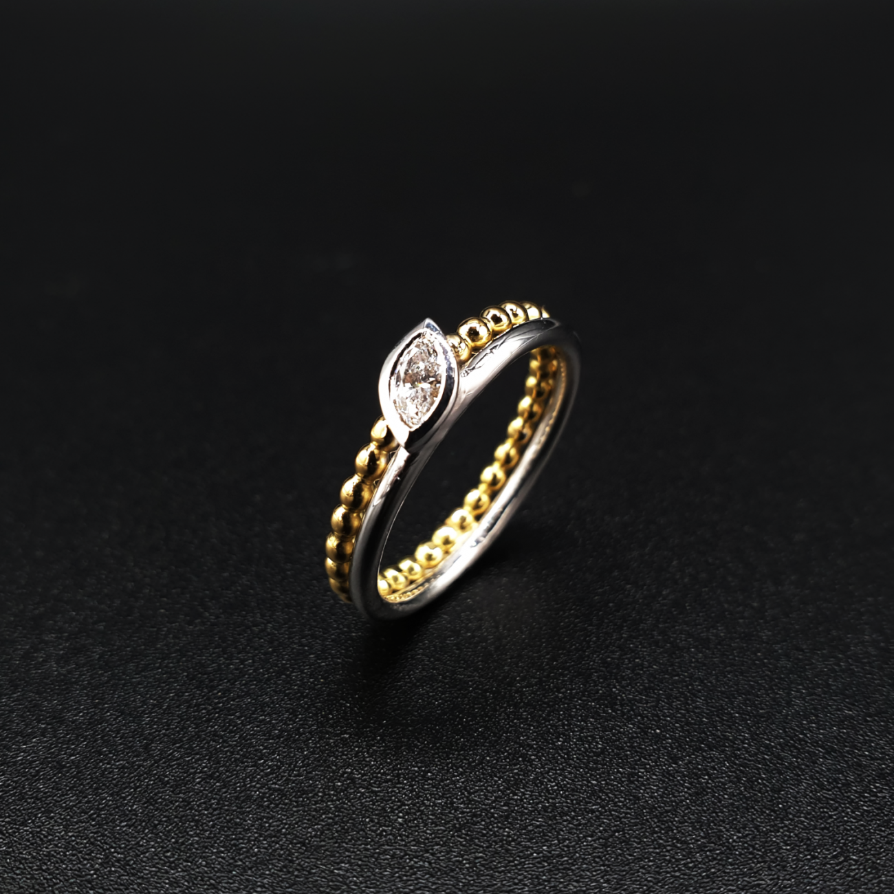 Ring met Markies - Bicolor