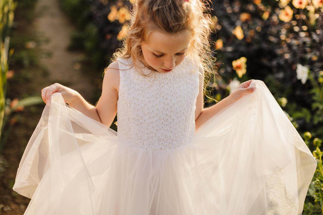 In the clouds dress