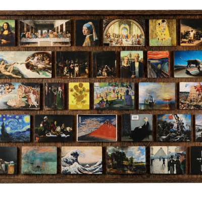 NEXART MUSE Master Collection I: a framed arrangement of art tiles