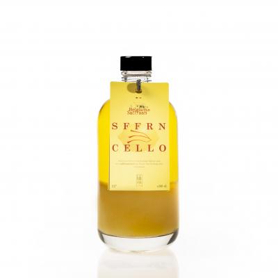 SFFRNcello: limoncello van 22° met saffraan