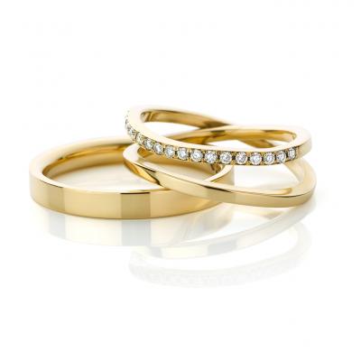 yellow wedding rings