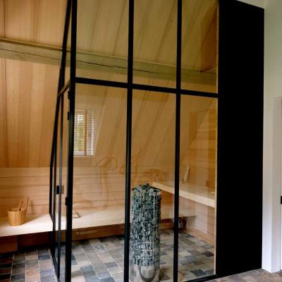 Sauna op maat - design uitvoering
