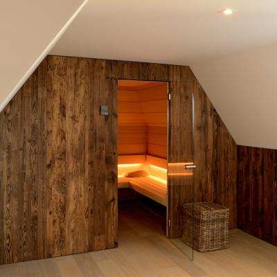 Sauna op maat - design uitvoering