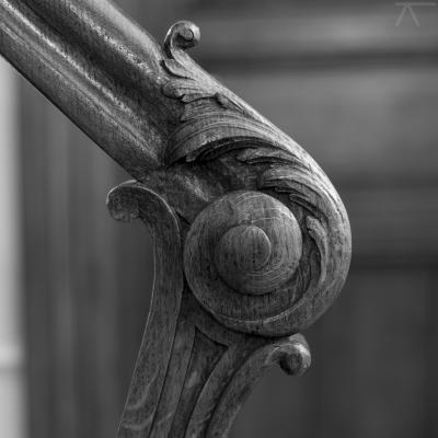 handgesneden trapbaluster