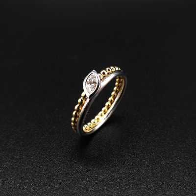 Ring met Markies - Bicolor