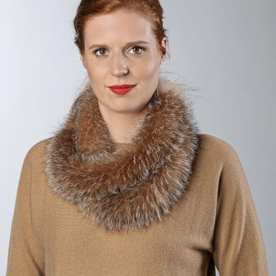 MINI-OUROBOROS BONTKRAAG IN VOS BLUEFROST BEIGE