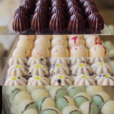 4 soorten pralines
