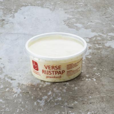Verse rijstpap gesuikerd