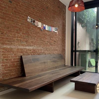 loungebank en koffietafel | notelaar